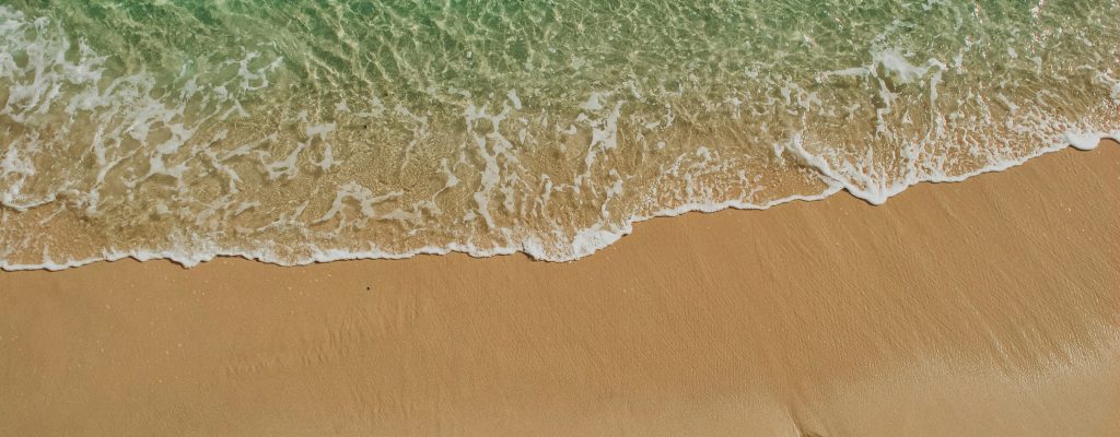 Sand beach and water