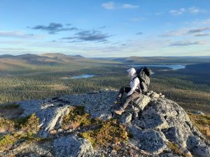 Hiking, popular way of nature-based tourism