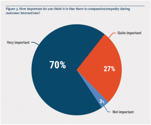 graphics about the importance of empathy in customer service