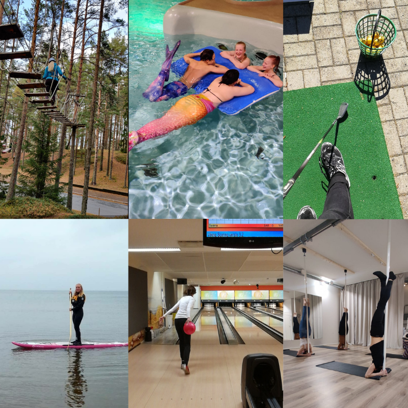 Some of the activities you can do in Kalajoki. 