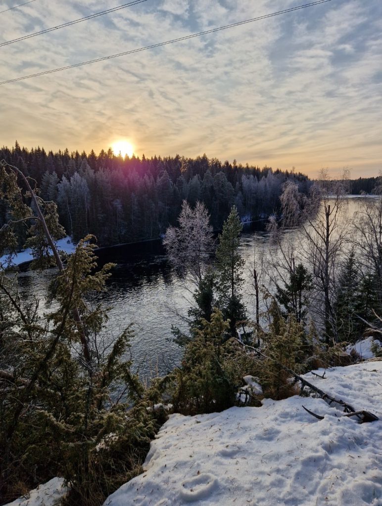 Nice path called Lemmenpolku near Oulu.