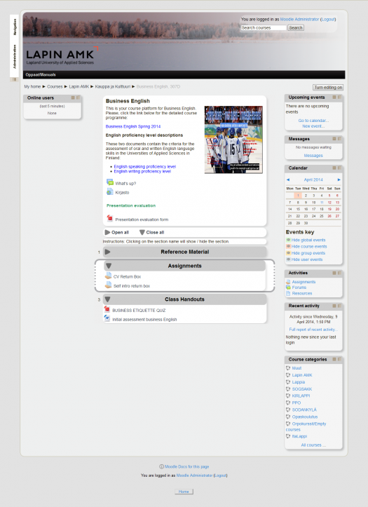 LapinAMK Custom Cornerstheme Collapsed Topics format