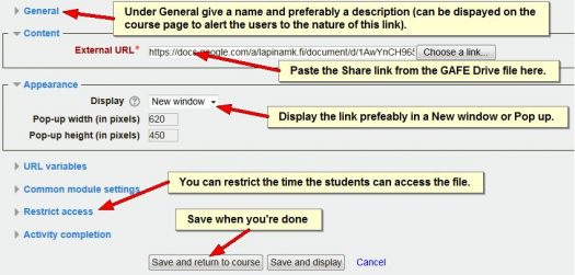 gafe URL