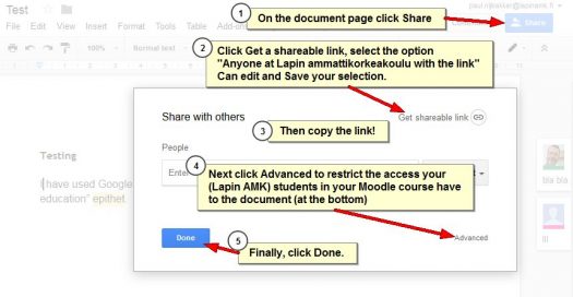 Share GAFE Drive file