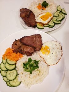 Vietnamese dish "Com tam"