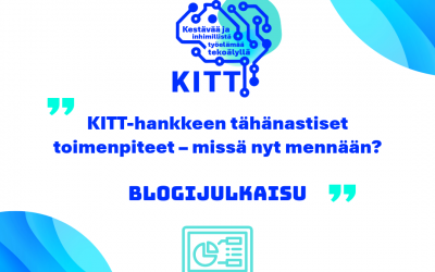 KITT‑hankkeen tähänastiset toimenpiteet – missä nyt mennään?