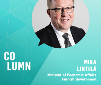 Minister Mika Lintilä.