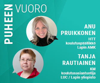 Kirjoittajien tiedot ja kasvot.