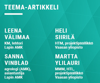 Kirjoittajien tiedot.