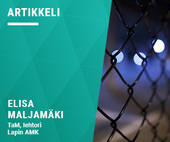 Kirjoittajan tiedot ja kuvituskuva.