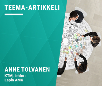 Kirjoittajan tiedot ja kuvituskuva.