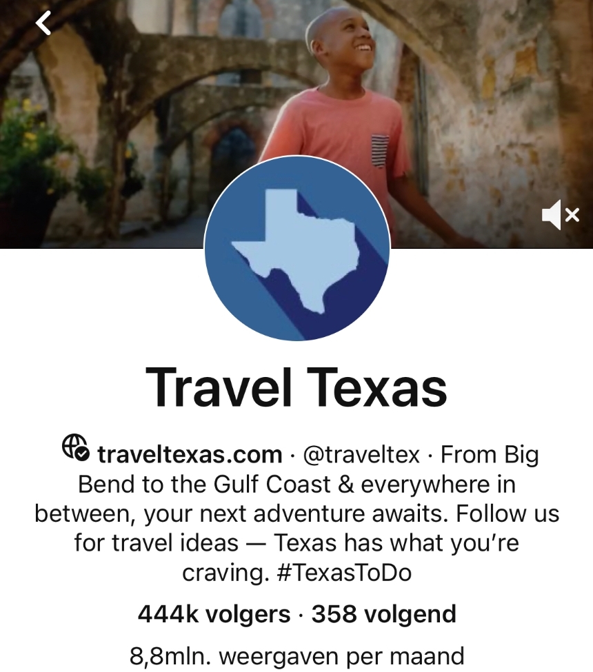Pinterest screenshot Travel Texas