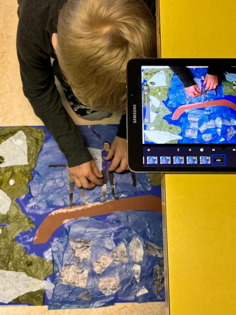 Shooting the animation with iPad 