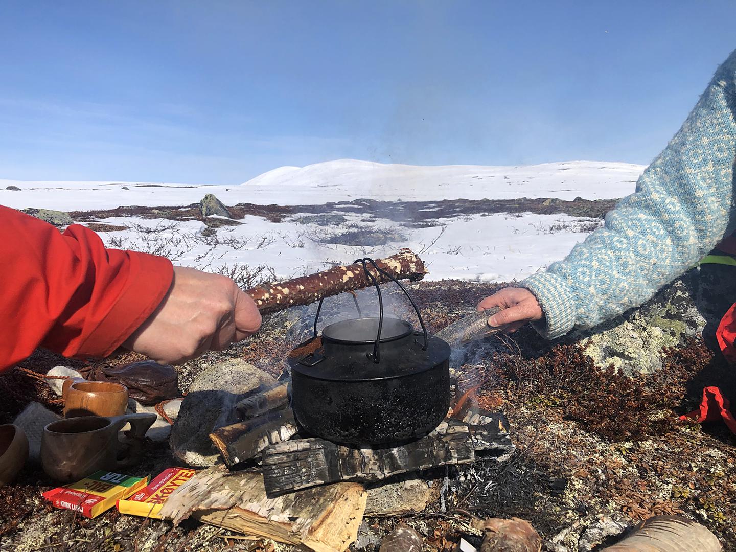 Campfire Coffee in the Arctic