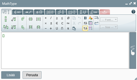 MathType editori
