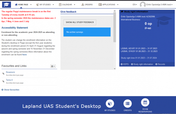 Student Desktop