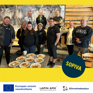 Sopiva-sparrauksen osallistujakuva Torniolaakson sopimusaiheisesta sparrauksesta.