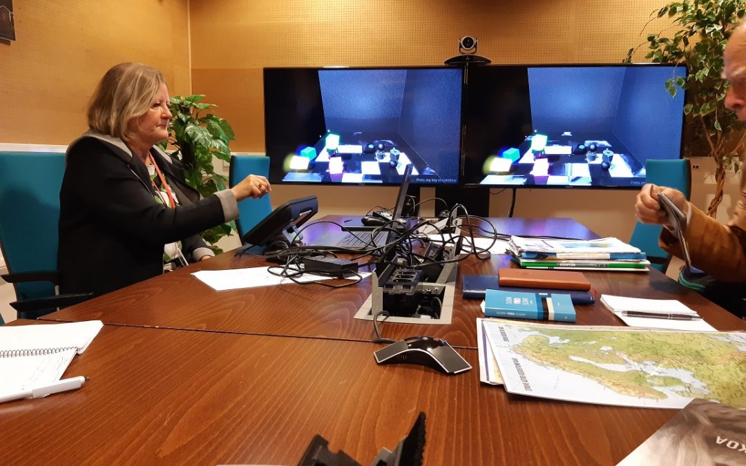 Development of an ultrahaptic experience of the World Heritage Struve Geodetic Arc