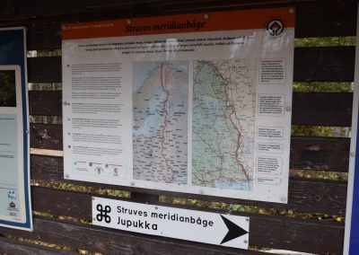 World heritage signs in Jupukka.
